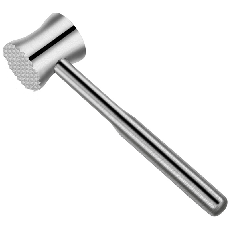 Meat Tenderizer Mallet Stainless Steel Dual Side Meat Hammer Chicken