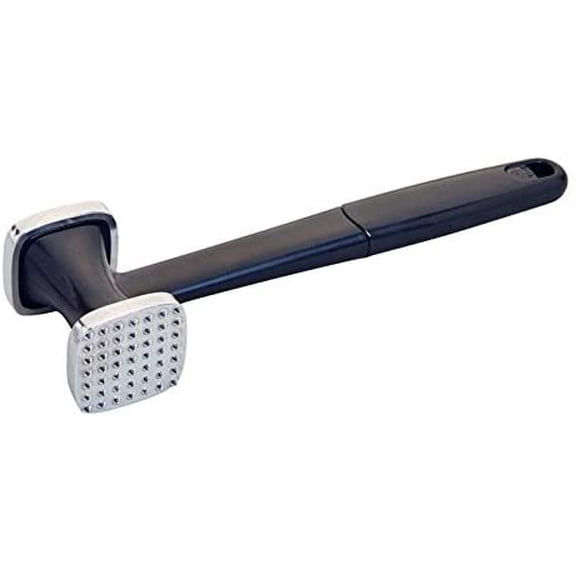 GoodCook Meat Tenderizer Mallet - Non-Slip Grip - Black, 8.5"L x 2.25"W x 1.75"H