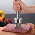 thumbnail image 1 of Meat Tenderizer Stainless Steel with Sharp Needles, Professional Meat Tenderizer Tool with 21 Ultra Sharp Stainless Steel Needles For Tenderizing and Pounding Beef Pork Chicken, for BBQ or Kitchen, 1 of 6
