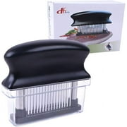 Meat Tenderizer Tool 48 Blades Stainless Steel - Kitchen Cooking Gadgets Tools with Ultra Sharp Needle That Makes Steak & Chicken Tender - No More Hammer, Meat Pounder Or Mallet