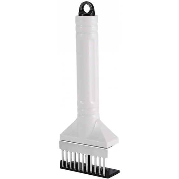 Meat Tenderizer Tool 48 Needle Stainless Steel Professional Steak Piercer for Beef Pork Poultry Manual Kitchen Gadget for Marinating Prep，White
