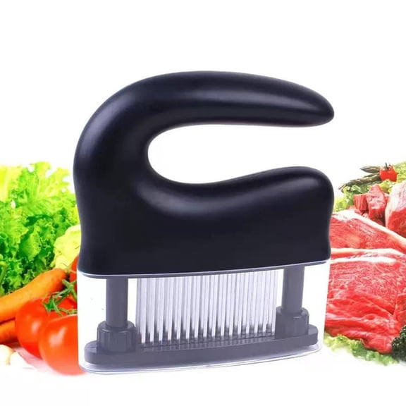 Meat Tenderizer Tool with 48 Stainless Steel Needle Blades,Professional Spring-Loaded Meat Tenderizer,Handheld MeatTenderizer,MeatBlade TenderizerTool for Steak, Beef,Chicken,Pork,BBQ Grill