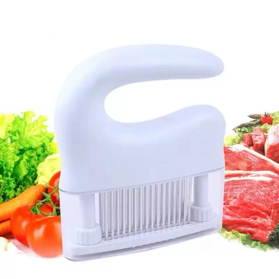 Meat Tenderizer Tool with 48 Stainless Steel Needle Blades,Professional Spring-Loaded Meat Tenderizer,Handheld MeatTenderizer,MeatBlade TenderizerTool for Steak, Beef,Chicken,Pork,BBQ Grill