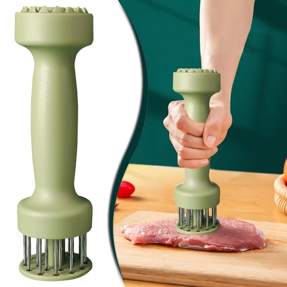 Meat Tenderizer Tool,Meat Mallet,Meat Tenderizer Mallet,Can Be Used for Steak,Chicken and Other Meat, Making The Meat More Flavorful and Tender (Apricot)