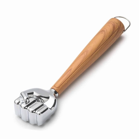 Meat Tenderizer Tool - Meat Tenderizer Mallet, Funny Fist-Shaped Meat Tenderizer, Dual-Side Meat Mallet with Comfortable Grip Handle for Steak Chicken Pork (1 Piece)