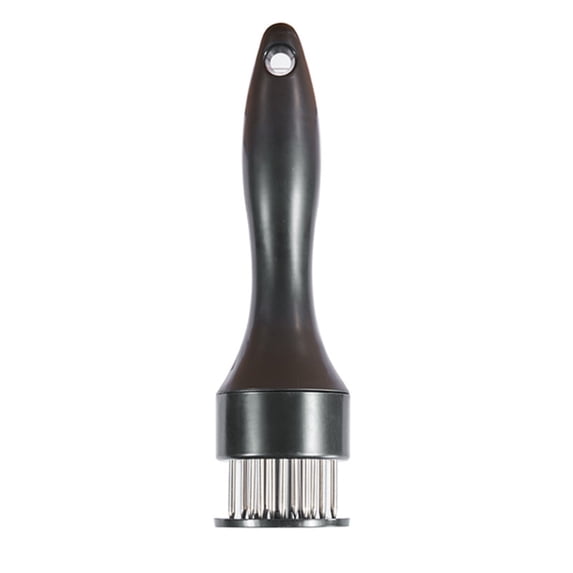 Meat Tenderizer Tool for Steak and Beef 16 Stainless Steel Blades Professional Needle Meat Mallet Hammer for Kitchen Cooking Poultry Pork Marinade Accessory Black Black