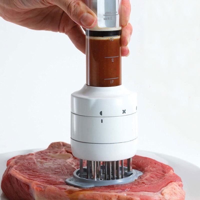 Meat Tenderizer Tool with Ultra Sharp Stainless Steel Needle Blades ...