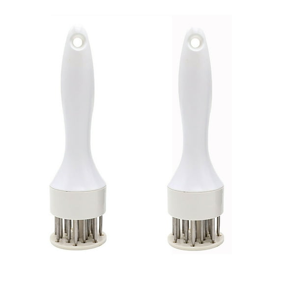 Meat Tenderizer Tool with 21 Blades Stainless Steel Needle, Best for Kitchen Cooking & Tenderizing Beef – Ergonomic & Rustproof