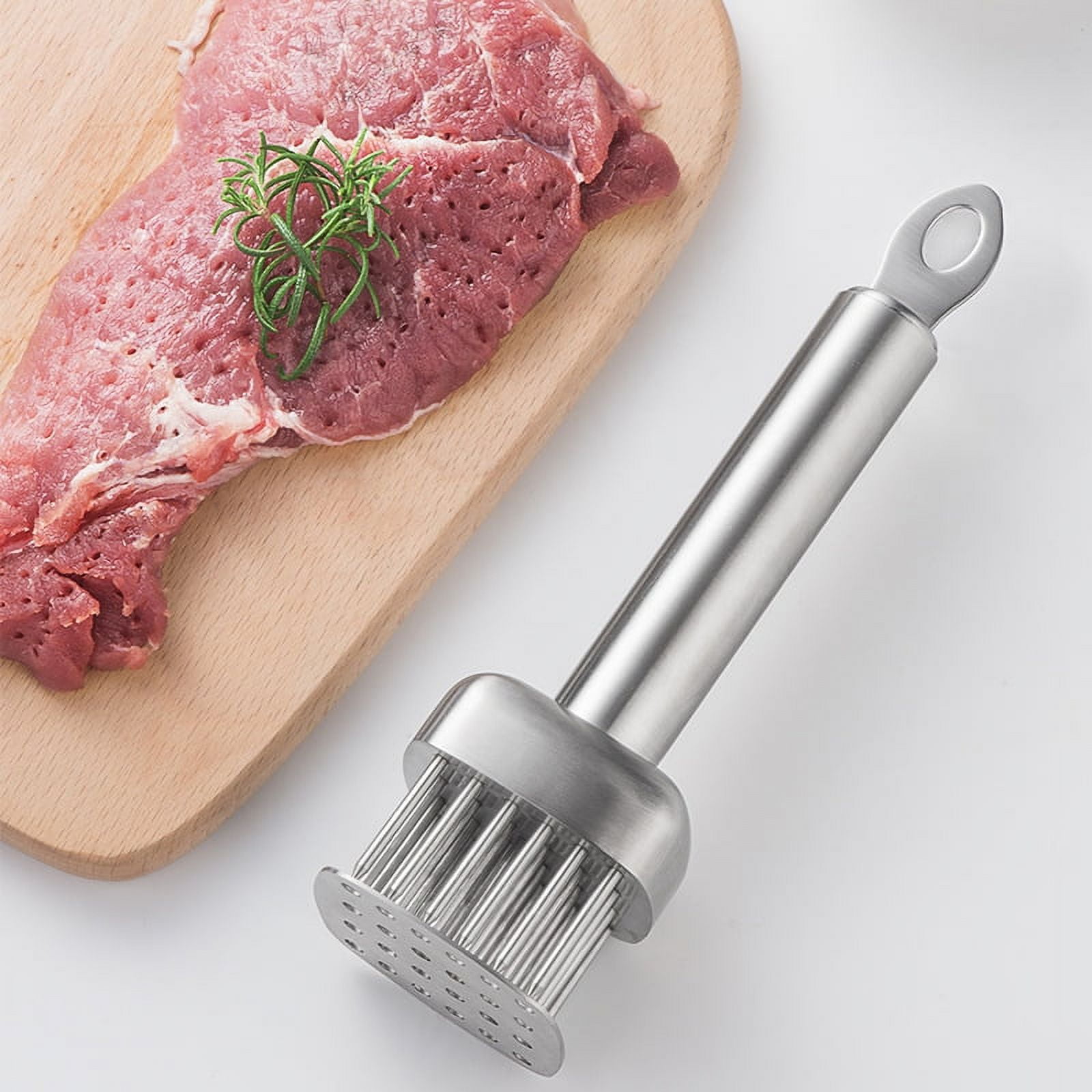 Meat Tenderizer Tool with Ultra Sharp Stainless Steel Needle Blades 2