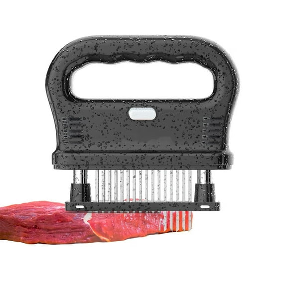 Meat Tenderizer tool 48 Blades Stainless Steel,Easy To Use & Clean,Suitable for Tenderizing,BBQ and Marinade.