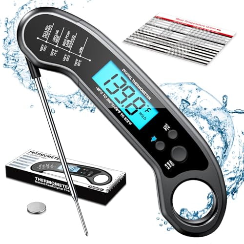 Meat Thermometer Digital, Instant Read Meat ThermometerI for Grill and Cooking, Waterproof Food Thermometer for Kitchen and Outside, BBQ, Turkey, Candy, Liquids, Beef$$Home Decor, Kitchen, & Other