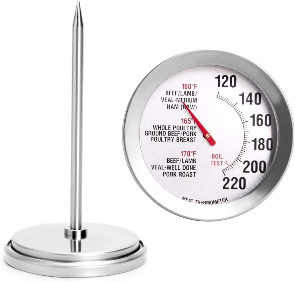Meat Thermometer Extra Large Dial 2.8'' Meat & Poultry Thermometer