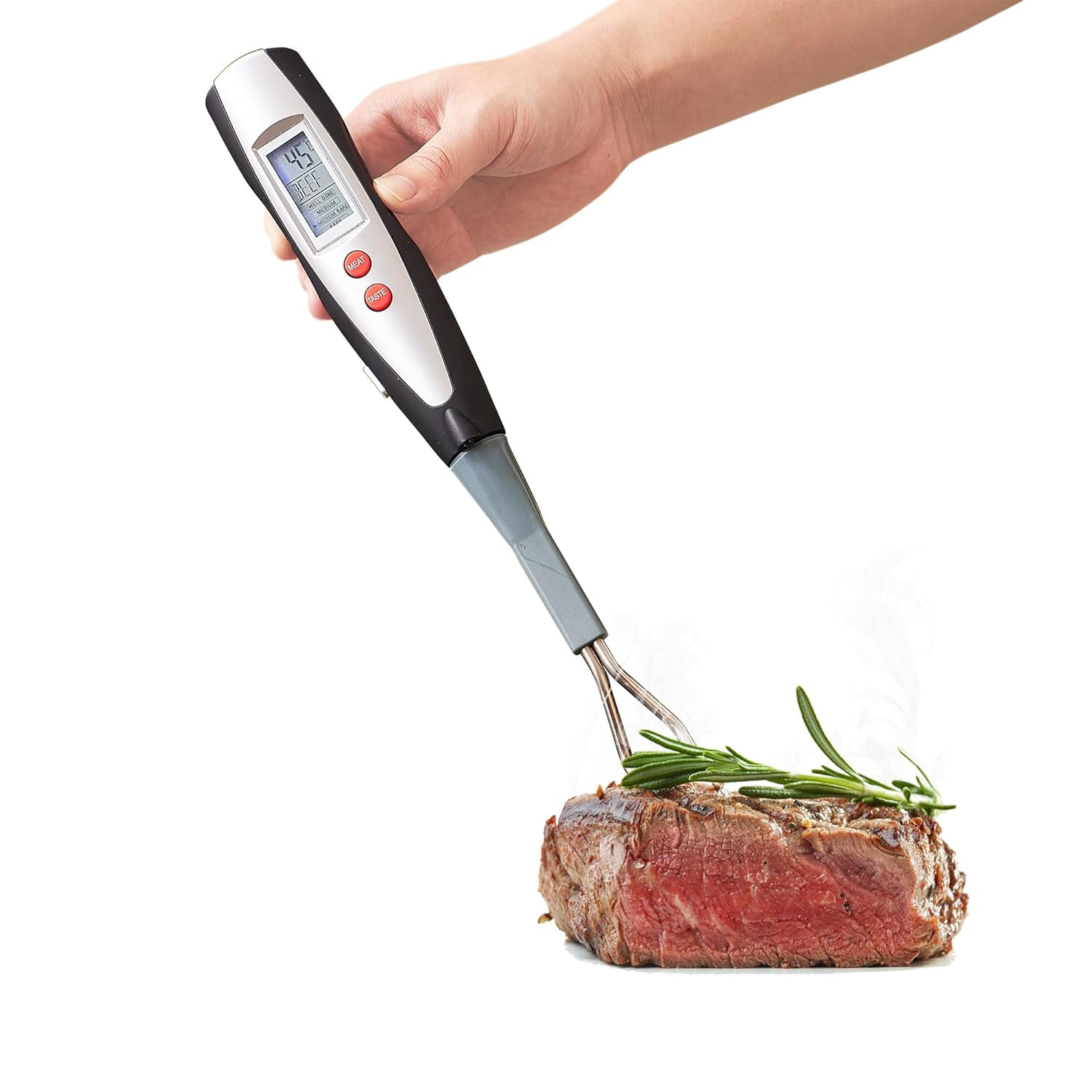 Meat Thermometer Fork Grill Digital Cooking Instant Read Suitable BBQ Smoker