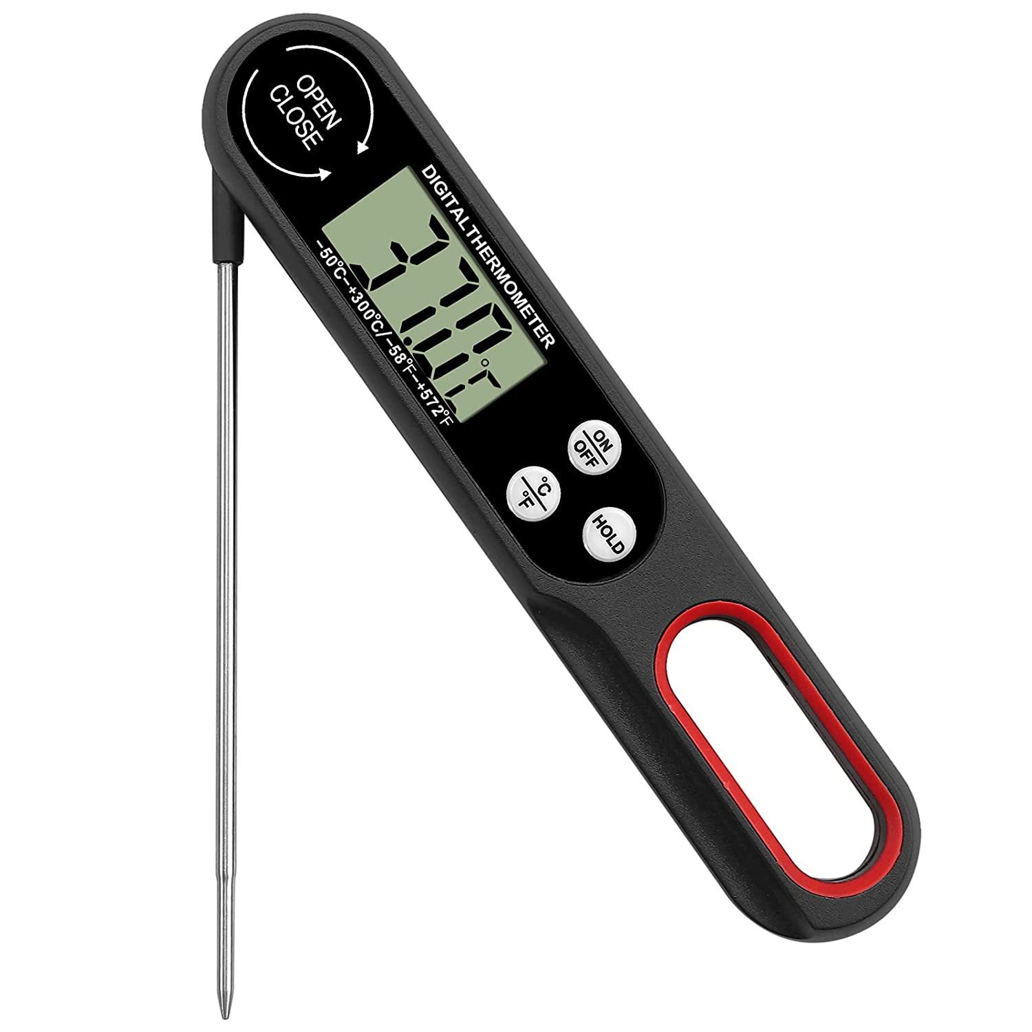 Meat Thermometer with Probe, Instant Read Food Thermometer for Grilling