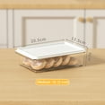 thumbnail image 1 of Meat Tray, Thawing Container, Food Grade Plastic Freezer Storage Box with Dividers for Refrigerator Organization, 1-Pack, 1 of 4