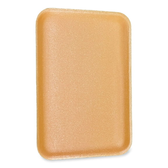 Meat Trays, 13.81 x 9.25 x 2.7, Yellow, 100/Carton | Bundle of 2 Cartons