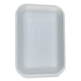 thumbnail image 1 of Meat Trays, #2. 8.5 x 6.03 x 1.11, White, 500/Carton | Bundle of 2 Cartons, 1 of 4