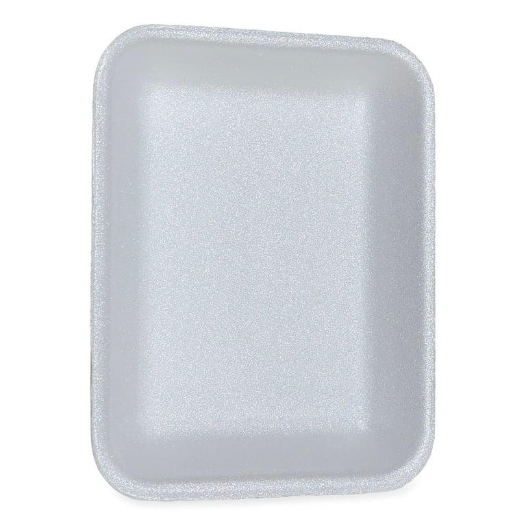 Meat Trays, #3P, 8.7 x 6.6 x 1.1, White, 400/Carton Meat Trays, #3P, 8.7 x 6.6 x 1.1, White, 400/Carton