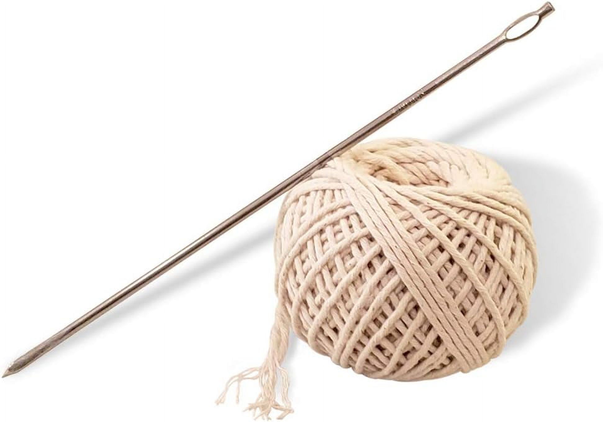 Meat Trussing Needle And Butchers Cooking Twine Kit For Sewing Up Whole