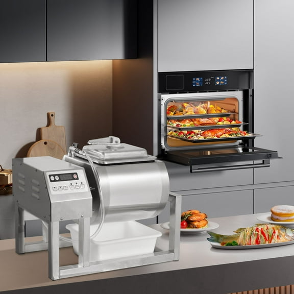 Meat Tumbler Marinator | 36lb/18L Vegetable Meatball Vacuum Tumbling Marinator | Three-Speed Meat Pickle Machine, Fast Marination Process for Jerky, Sausage, Bacon