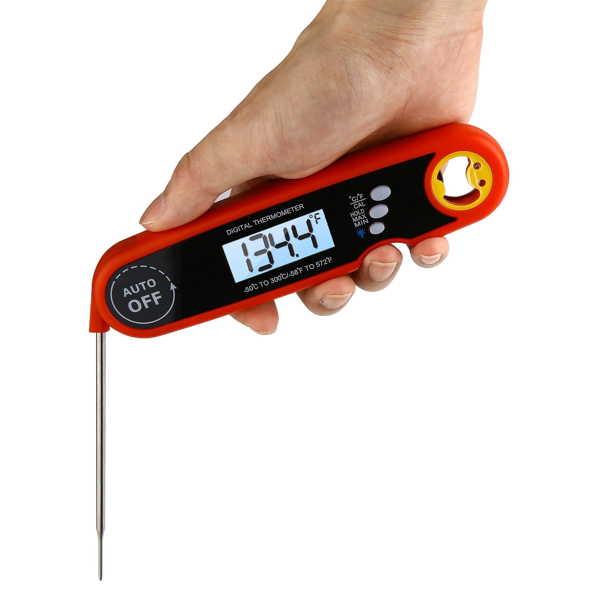 LAATIKUI Meat thermometer food grill measurement waterproof probe thermometer