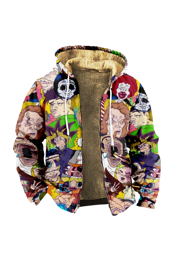 MeatCanyon Zipper Hoodies Sweatshirts Man Women Harajuku Streetwear Parkas Trend Internet Celebrity