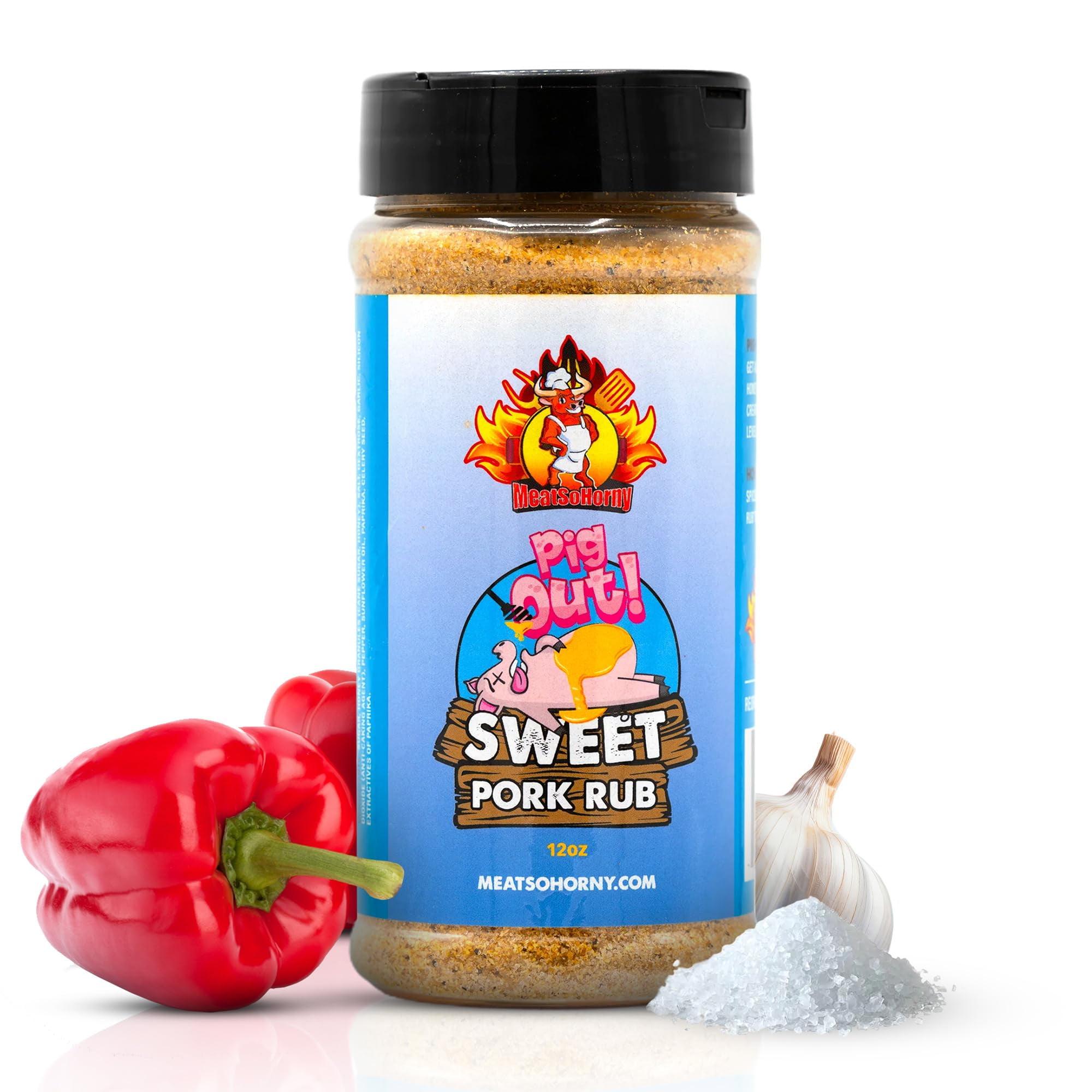 MeatSoHorny Pig Out Pork MMF7 Rub BBQ Rub for Seasoning & Grilling