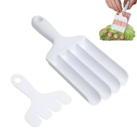 Meatball Maker,Meat Baller Spoon with Cutting Spade Stainless Steel Meatball Scoop Ball Maker for Cooking and Baking