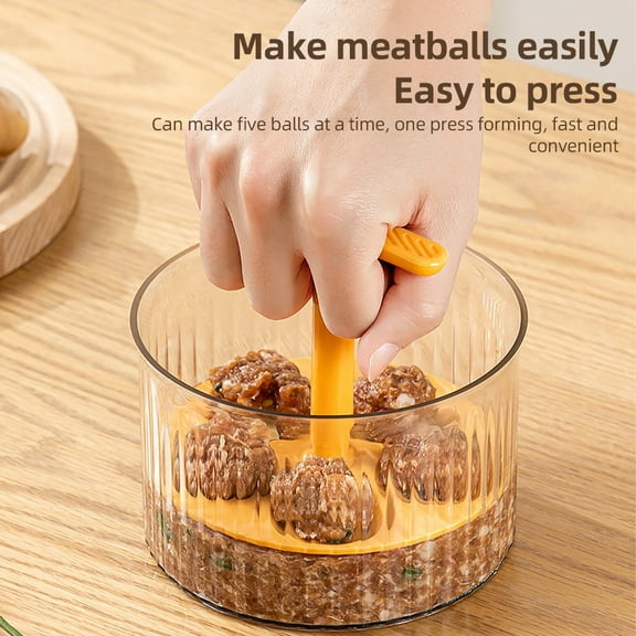 Meatball Maker,Meatball Maker Essential Kitchen Tool Kitchen 5 Diy Manual Meatball 5 Balls Maker - Diy 5 - Essential