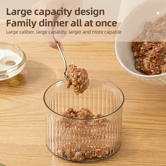 Meatball Maker,Meatball Maker Tool Meat Containers Maker Tool Meat - 5 Balls Containers Diy Manual Diy Manual Meatball Meat Containers Diy Kitchen 5 Balls Meatball Maker - 5