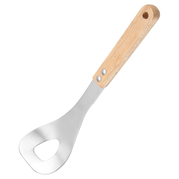 Meatball Maker Spoon, Stainless Steel Portion Scoop with Wooden Handle for Homemade Minced Meat Recipes