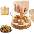 thumbnail image 1 of Meatball Press Maker With Container: Meat Baller Maker Cooking Tools, Kitchen Extruded Meatball Maker Tool, DIY Easy Meatball Maker Mold Set, Mince Freezer Storage (Yellow), 1 of 12