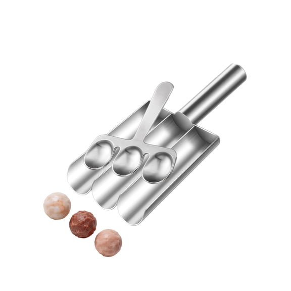 Meatball Scoop Ball Maker, Meat Baller Spoon with Cutting Spade