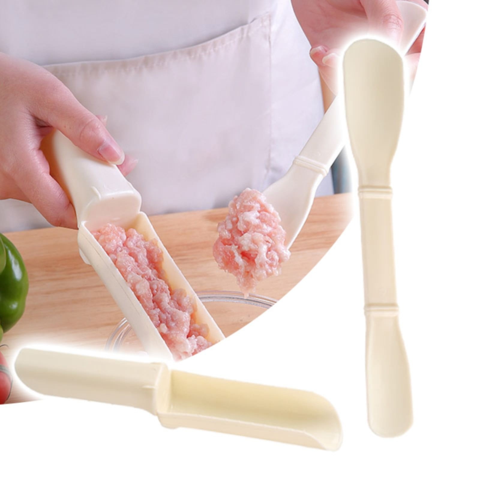 Meatball Set Meatball Spoon Set,Non-Stick Plastic Dough Maker,Meat Ball Maker Tool ...