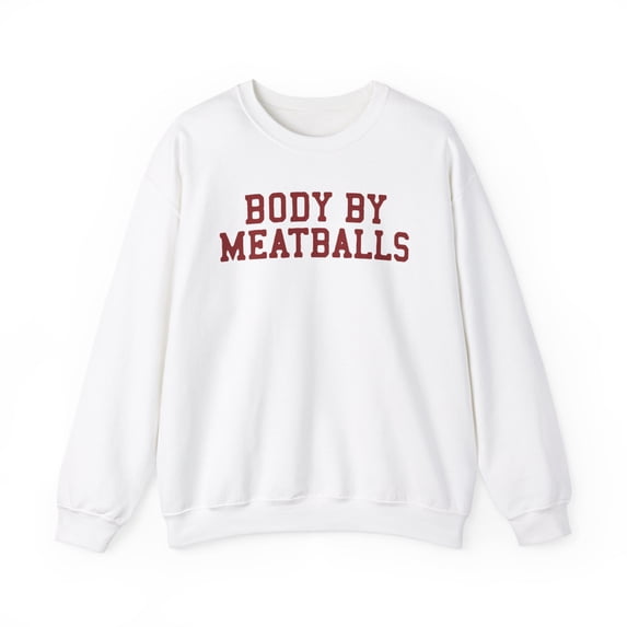 Meatballs Sweatshirt Gifts Crew Neck Shirt Long Sleeve Unisex