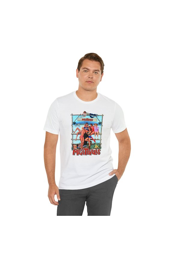 Meatballs T-shirt Short Sleeve Movie Tee
