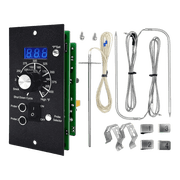 Meatender PID Pro Controller 365 for Traeger Pellet Grill, Black 5.5x2.8x2 inch with RTD and 2 Meat Probes Kit