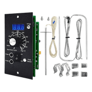 Meatender PID Pro Controller 365 for Traeger Pellet Grill, Black 5.5x2.8x2 inch with RTD and 2 Meat Probes Kit
