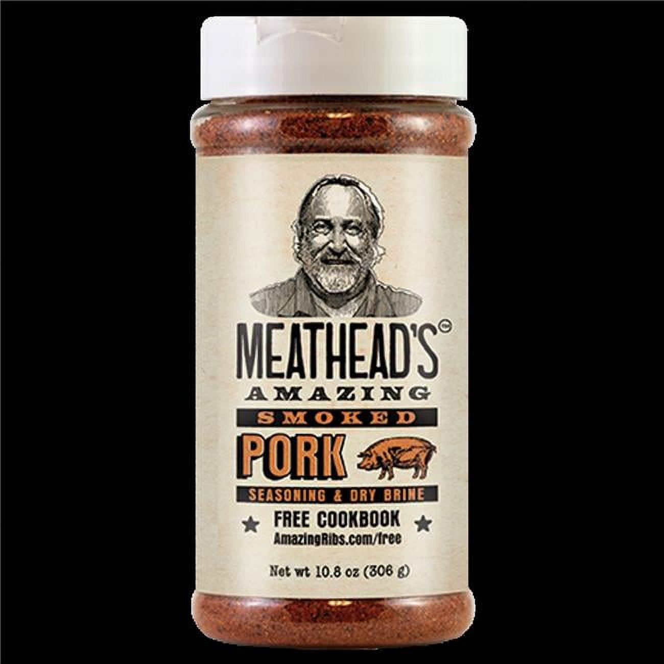 Meathead's Amazing Smoked Pork Seasoning and Dry Brine Large 10.8 oz