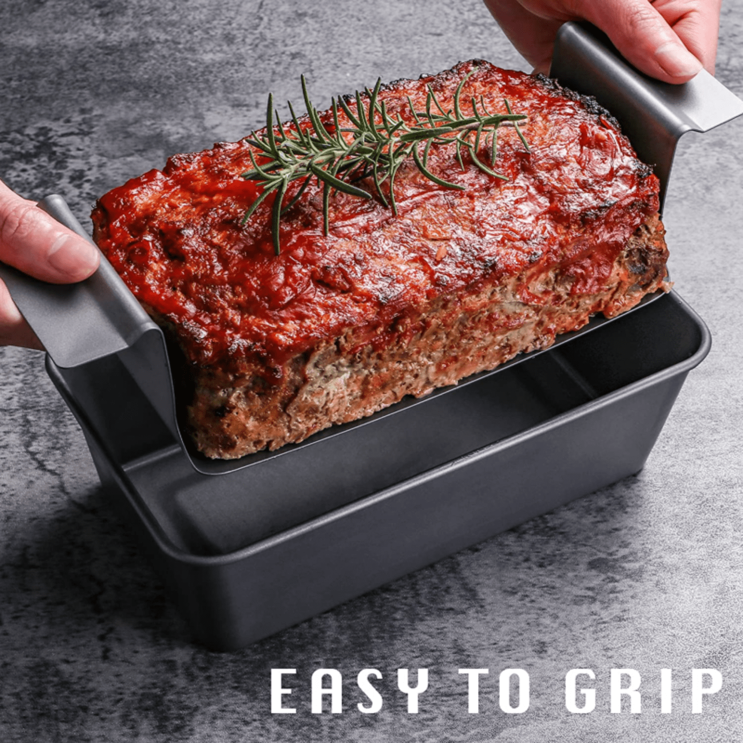 Meatloaf Pan w/ Drain Tray Healthy Nonstick Meat Loaf Pan with Insert