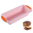thumbnail image 1 of Meatloaf and Bread Pan | Gourmet Non-Stick Silicone Loaf Pan for Baking Banana Bread, Meat Loaf, Pound Cake | Non-Stick Silicone, Handles - Pink, 1 of 5