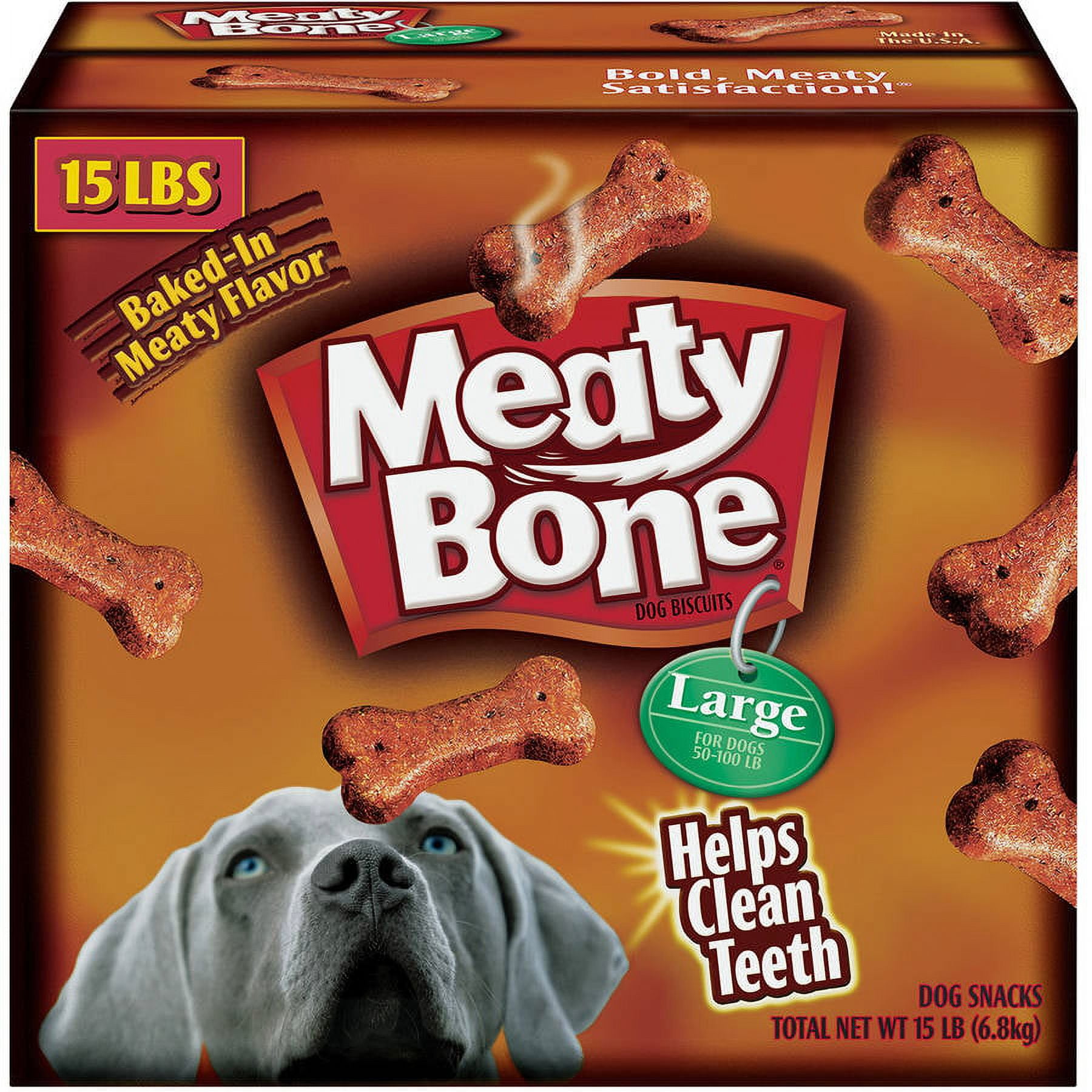 Meaty Bone Dog Bisquits Large 15 lbs Walmart