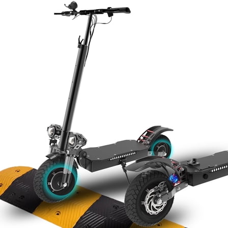 Mebike M700 Dual Motor Electric Scooter for Adults ,3200W 60V ,46MPH & 43Miles Foldable E Scooter