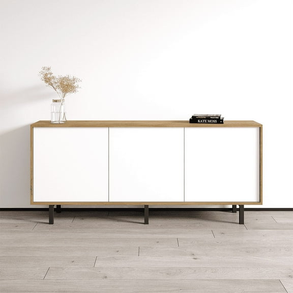 Meble Furniture Apollo 3D Sideboard Oak/White