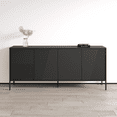 thumbnail image 1 of Meble Furniture Debora 04 Sideboard Black, 1 of 5