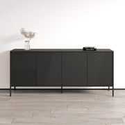 Meble Furniture Debora 04 Sideboard Black