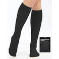 thumbnail image 1 of MecTo Closed Toe Sheer Compression Stockings for Women, 15-20 mmHg Knee High Circulation Support Stockings, Graduated Medical Compression Socks for Travel, Flight, 1 of 6