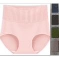thumbnail image 1 of MecTo Womens Cotton Underwear Plus Size 4 Pack High Waisted Briefs Full Coverage Breathable Ladies Panties, 1 of 1