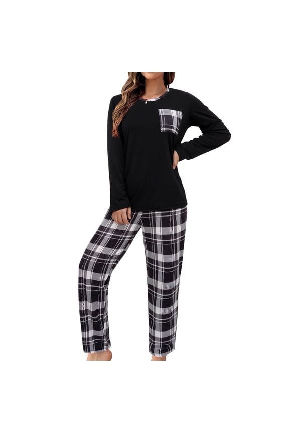Pajamas for Women Set Valentines Pajama Long Sleeve Top with Long Pants Sleepwear 2 Piece Soft Pj Sets Women’s Day Gift