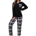 thumbnail image 1 of MecTo Sleepwear Casual Plaid with Chest Pocket, Pajamas Set (Women's), 1 of 7